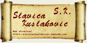 Slavica Kušlaković vizit kartica